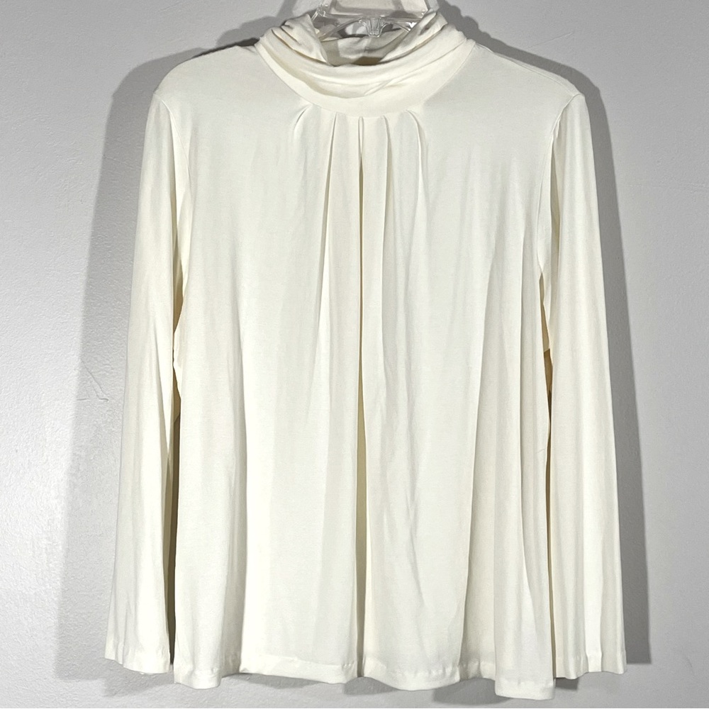 Talbots Pleated Turtle‎ Neck Top